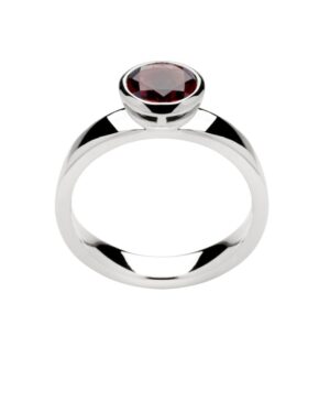 2115060 – 925/- Ring blank, Garnet 1.40 ct