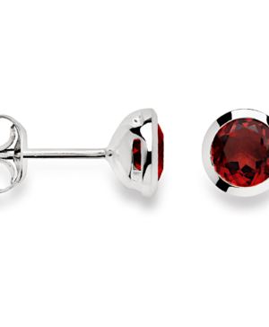 21170 – 925/- Earrings blank, Garnet 0.9ct