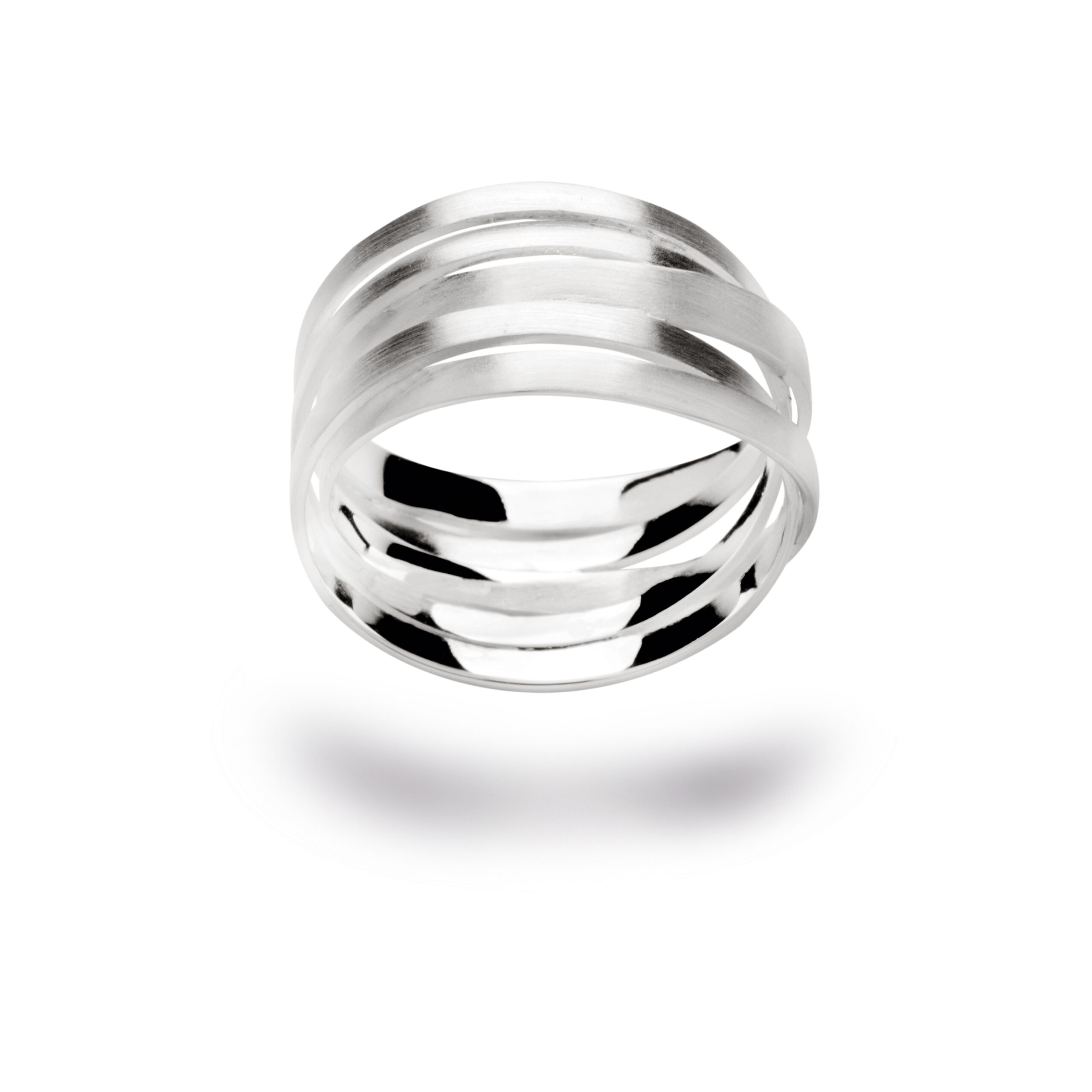 2124158 – 925/- Ring, matte rho.