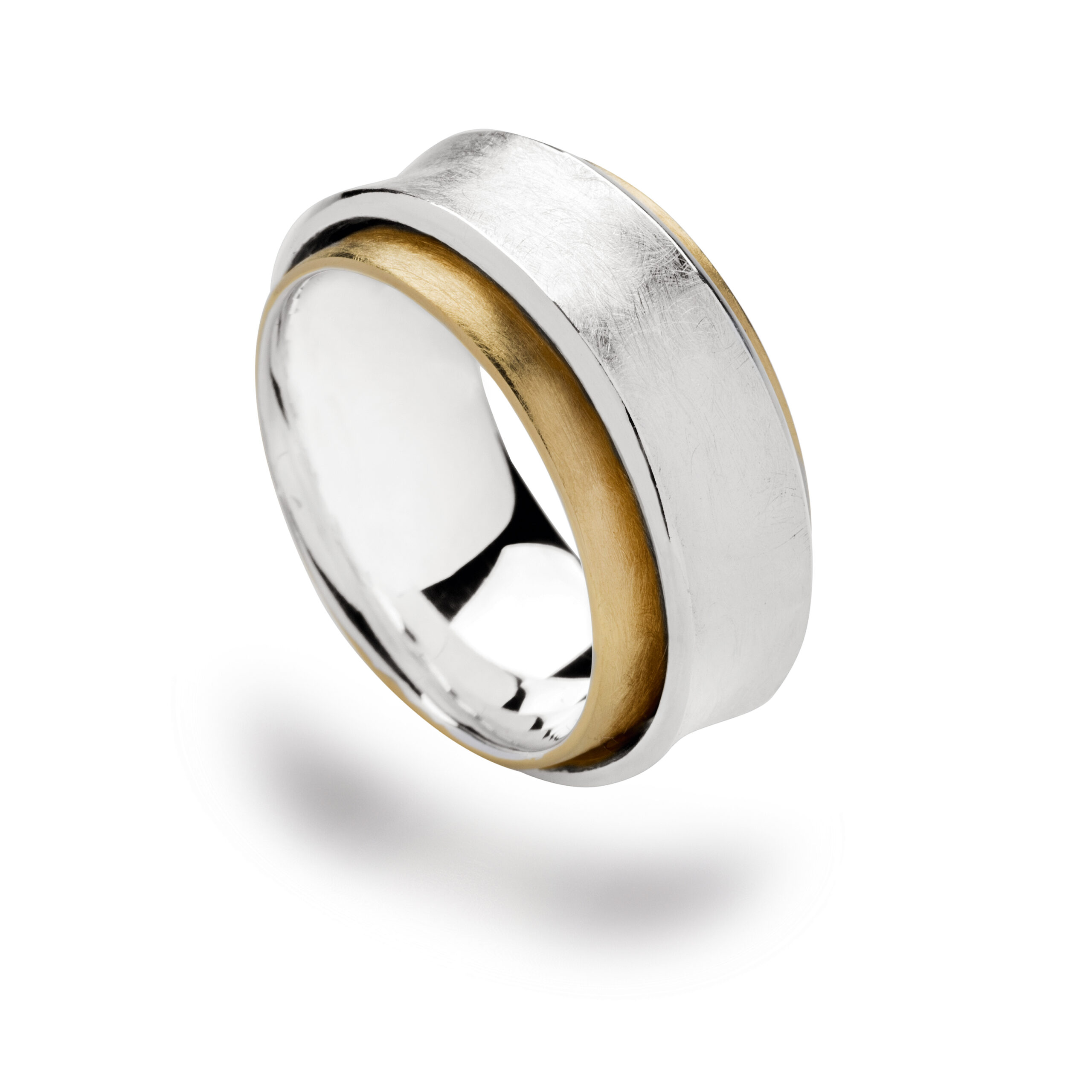 2284060 – 925/- Ring, partially brushed