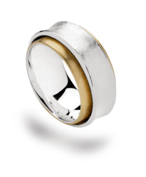 2284052 – 925/- Ring, partially brushed