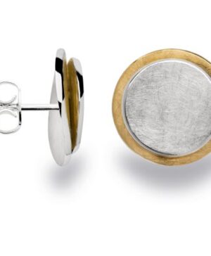 22860 – 925/- Earrings, partly brushed
