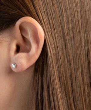 24600 – 925/ - matte earrings, br 0.02ct W-SI