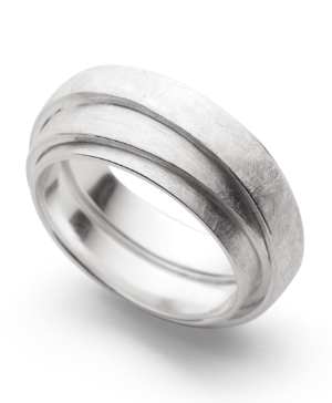 2540160 – 925/- Ring, rho. brushed