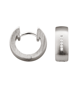26500 925/- creole matte, dia. is 0.05ct W-SI