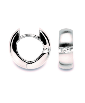 26520 925/- creole matt., Brilliant 0.04ct W-SI