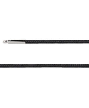 26810 – Black waxed cotton strap with 925/- Bayonet clasp