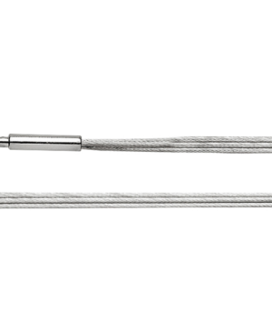 2686045 – 925/- silver necklace, triple matte bayonet clasp 45cm