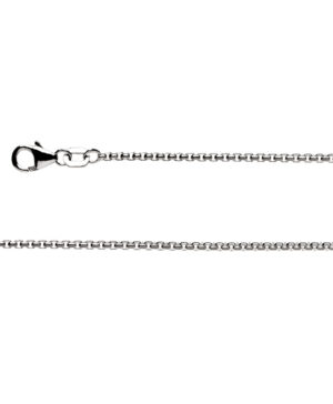 2694145 – 925/- Venezia chain lobster clasp rho 1.5 mm 45cm