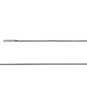 2698045 – 925/- Omega Tonda bayonet lock 1.2mm, matt 45cm