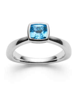 2762058 – 925/- Ring blank, blue topaz 1.15 ct