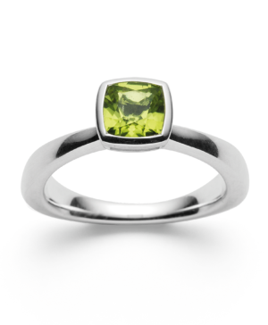 2765058 – 925/- ring blank, peridot 1.03 ct