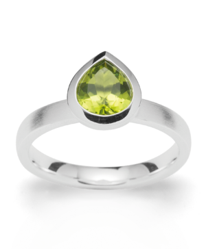 3340056 – 925/- Ring matt/glossy, peridot 1.43 ct