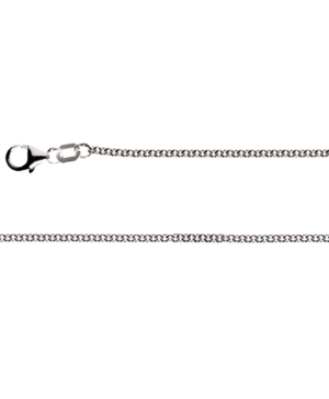 37701 – 925/- round anchor chain with carabiner rho. 2 mm, 90 cm