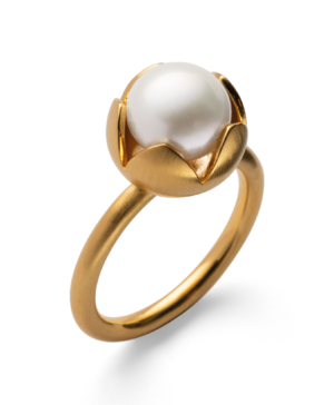 3887056 – 925/- ring, fg mat., cultured pearl white 5.21 ct