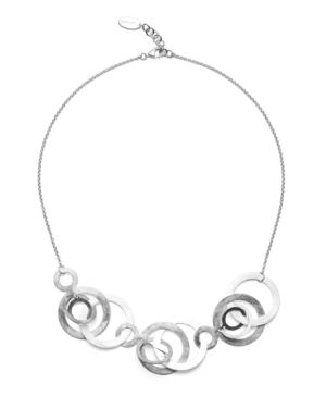 39390 – 925/- Necklace matte, round anchor chain, 50+3 cm, 1.8 mm