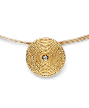 39520 – 925/- Pendant fg matte/brushed, brilliant 0.02ct W-SI