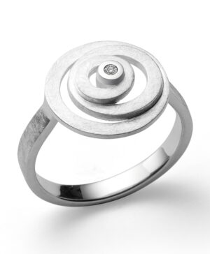 3991156 – 925/- Call, rho. brushed, brilliant 0.01ct W-SI