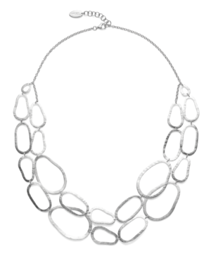 40720 – 925/- necklace matte, round anchor chain, 50cm + 4cm