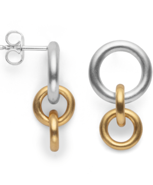 40860 – 925/- Earrings, partly matte finish