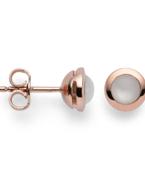 41150 – 925/- Earrings, pink fg shiny, moonstone 0.84ct