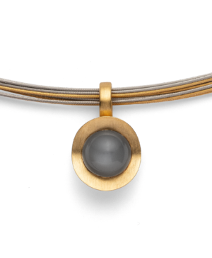 41320 – 925/- Pendant, matte finish, moonstone gray 2.30ct