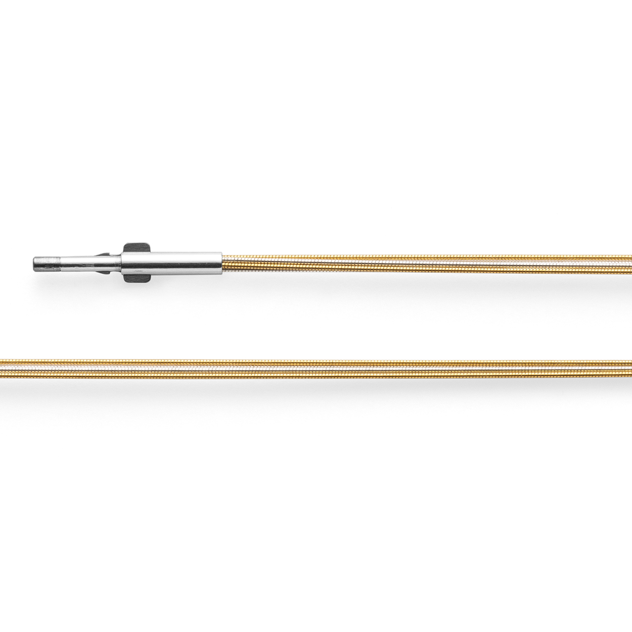 4152142 – 925/-Tonda Flexible, rho., 5-row, two-tone, 42cm