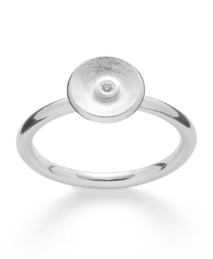 4166056 – 925/- Ring brushed/polished, brilliant 0.02ct W-SI*
