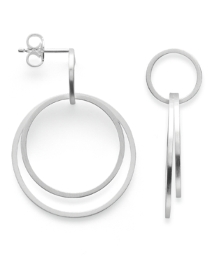 41821 – 925/- Earrings, matte rho.