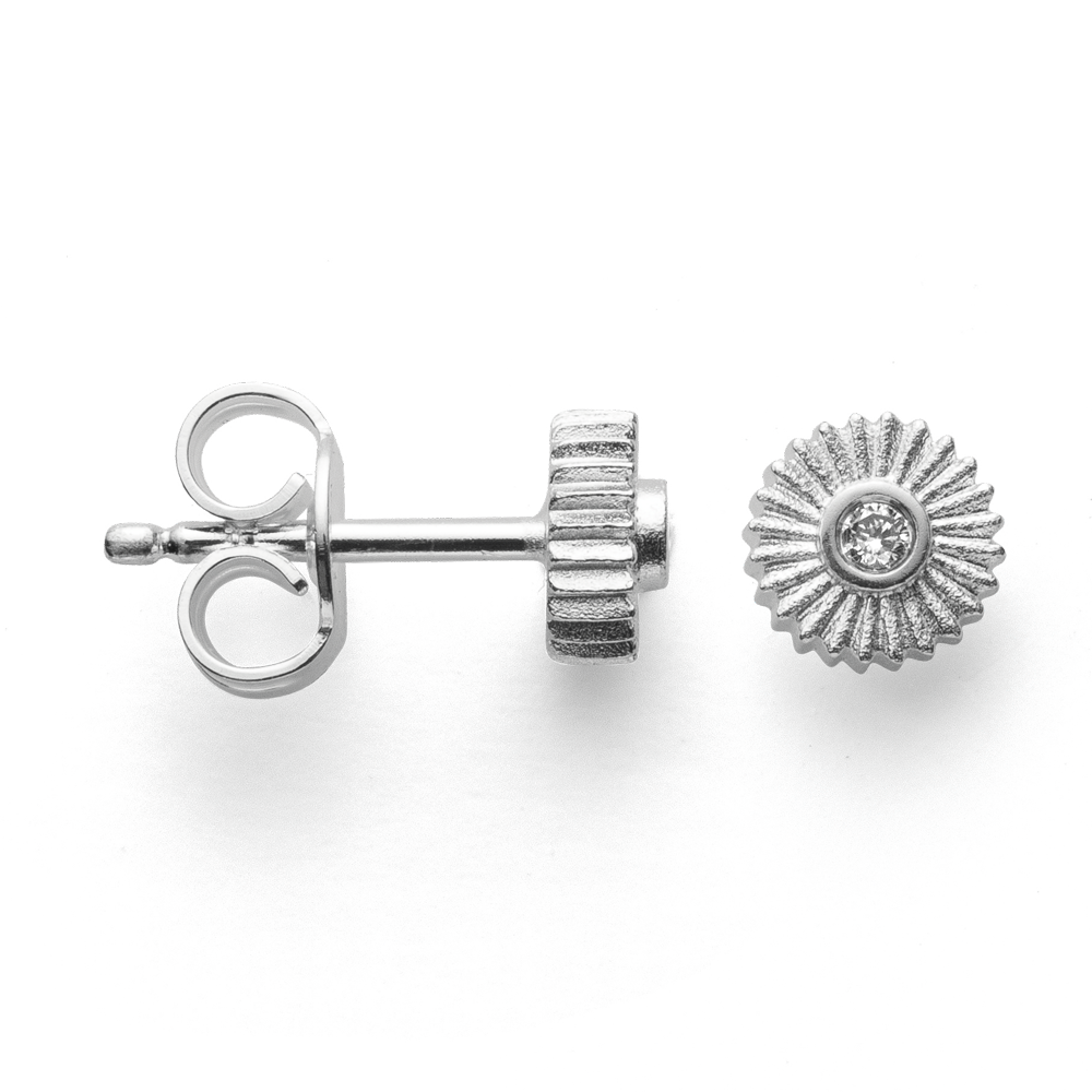 41910 – 925/- Earrings matte br 0.02ct W-SI