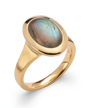 4224052 – 925/- ring, fg matt/glossy, lab 3.65ct
