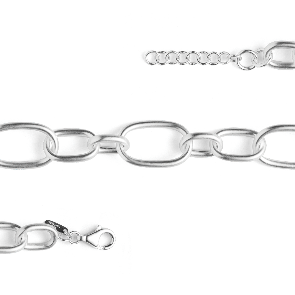 42290 – 925/- bracelet matt, 19cm + 3cm