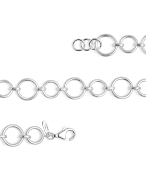 42610 – 925/- bracelet matt, 20cm + 1cm