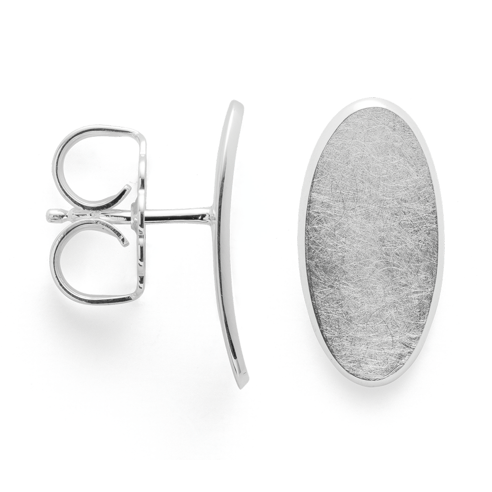 42811 – 925/- Earrings, rho. brushed
