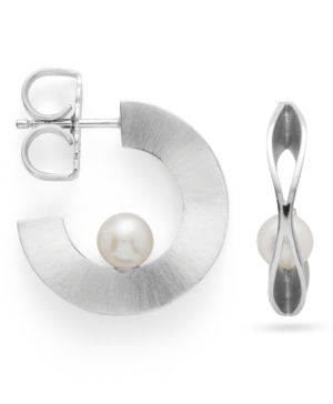 42961 925/- creole, rho. mat., cultured pearls white 2.12ct