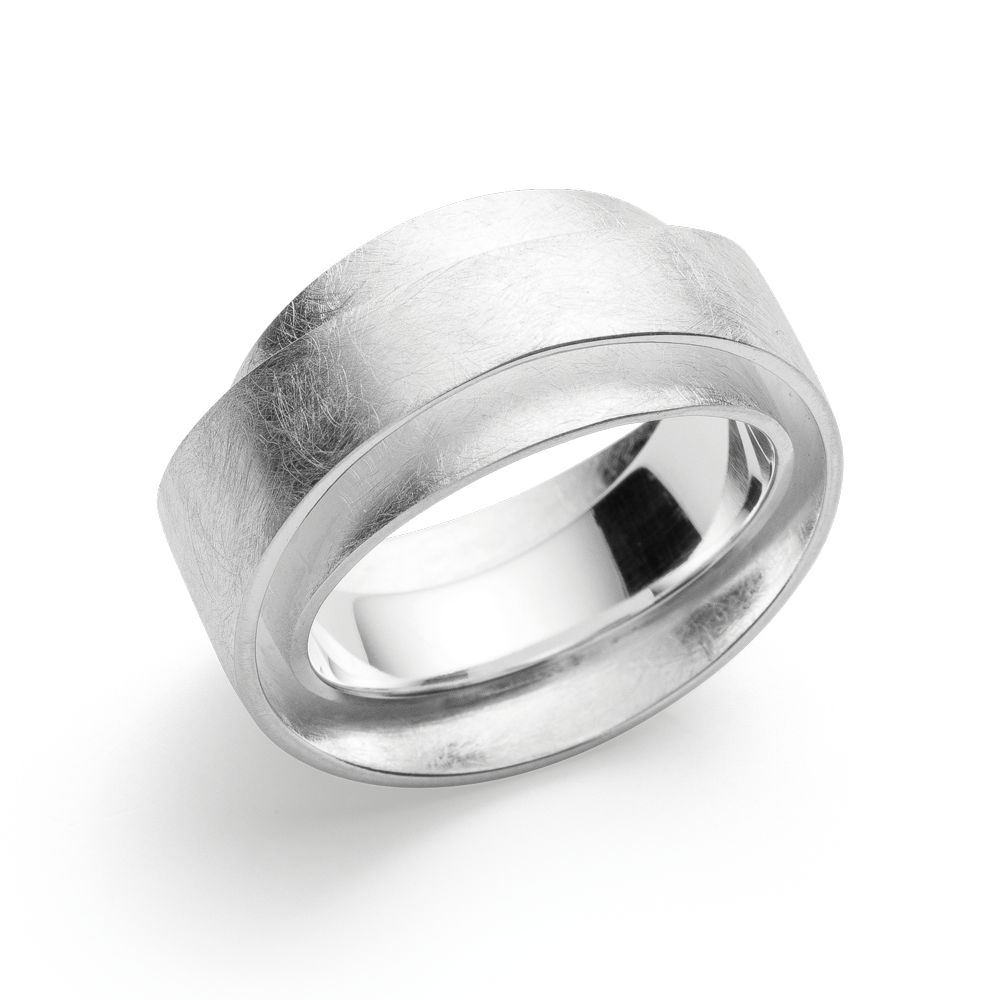 4297158 – 925/- Ring, rho. brushed
