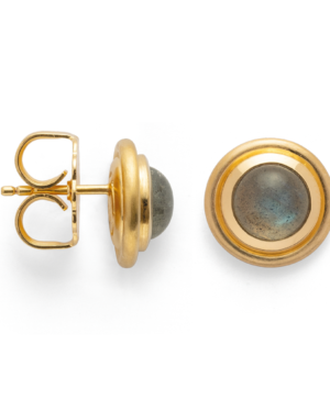 43160 – 925/- Earrings, matte/shiny fg, lab 2.77ct