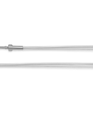 4348050 – Steel 12 rows, silver plated 0.5 mm, 50 cm