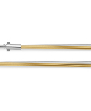 43510 – Steel 16rk, silver plated, two-tone 0.5 mm, 45cm