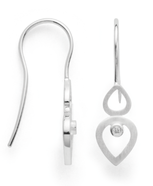 43640 – 925/- matte earring, br 0.02ct W-SI