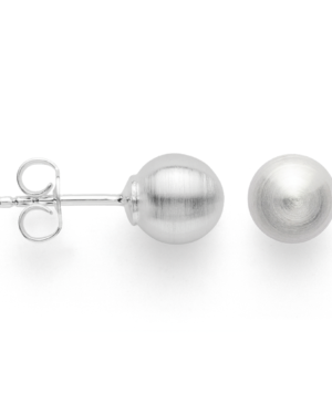 43700 – 925/- Earrings "large ball" matte