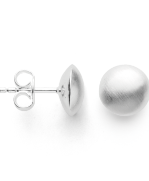 43731 – 925/- Earrings, rho. "Button large", matte.