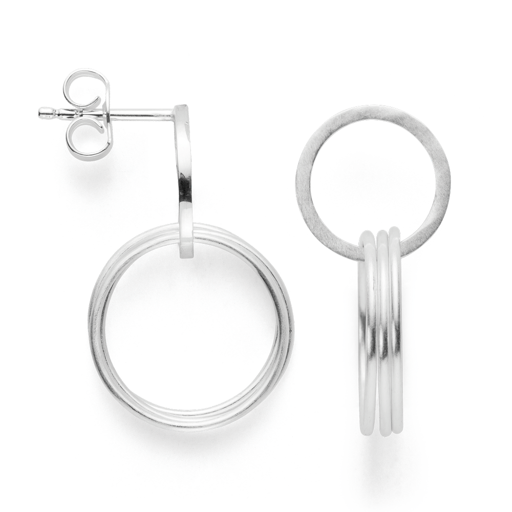 43820 – 925/- Earrings matte/shiny