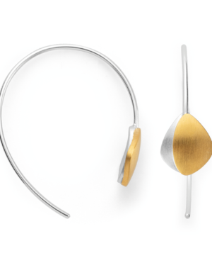 43880 – 925/- earring, partly matte fg