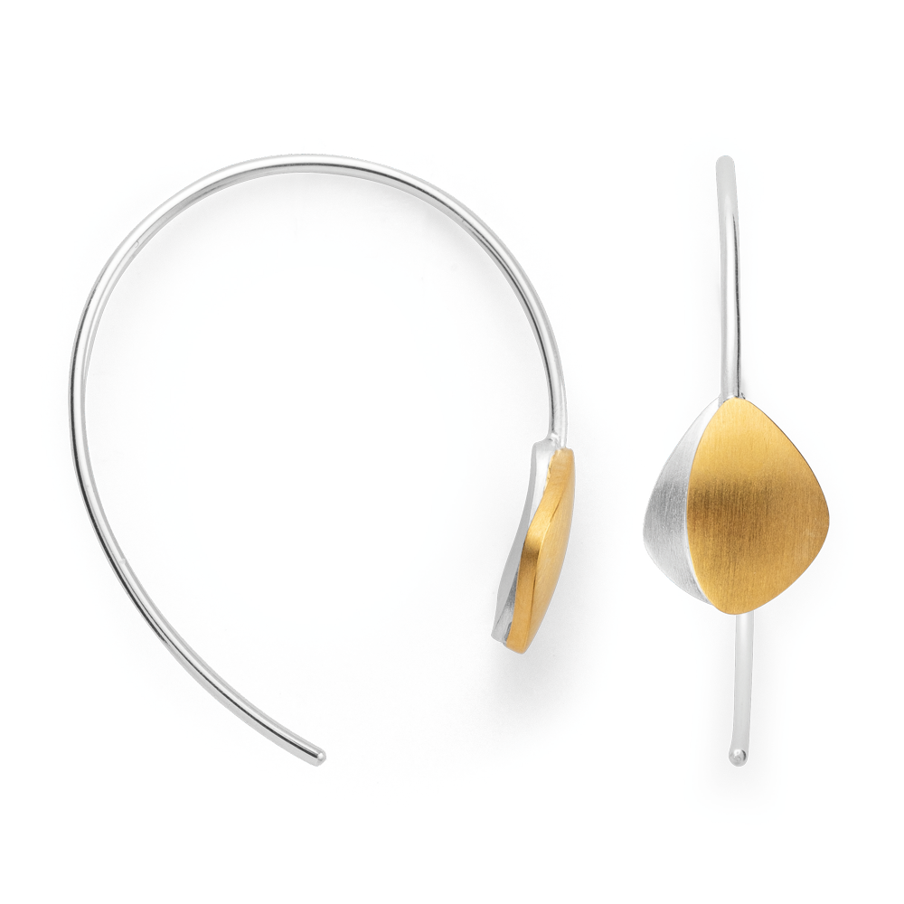 43880 – 925/- earring, partly matte fg