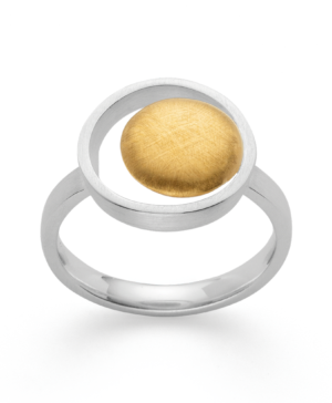 4393154 – 925/- ring, partially over, rho. matte/brushed matte
