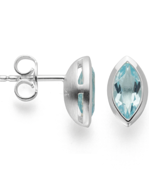 44031 – 925/- Earrings, rho. shiny, Topaz sky blue