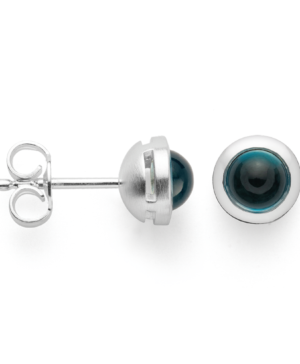 44040 – 925/- Earrings shiny, topaz London Blue 1.45ct