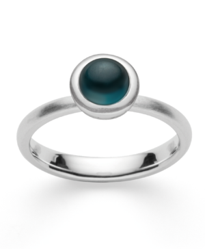4406056 – 925/- Ring matt/glossy, Topaz London Blue 1.21ct