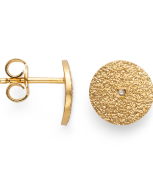 44160 – 925/- Earrings with studs, fg, br 0.01ct W-SI